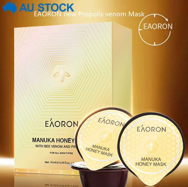 Eaoron Deep Hydrating Whitening Face Repair Manuka Honey Propolis Mask 10ml*8