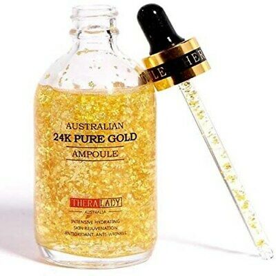 Lady 24k Gold Premium First Essence Face Moisturizer Tighten Rejuvenation 100ml