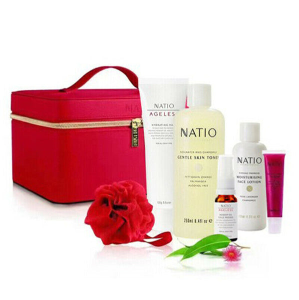 Naatio Red Six-Piece Facial Moisturizing Skin Care Nourishing Women's Gift Box