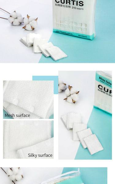 Makeup Remover Cotton Double-Sided Disposable Thick Cotton Cleam 1pcs 210 Sheets