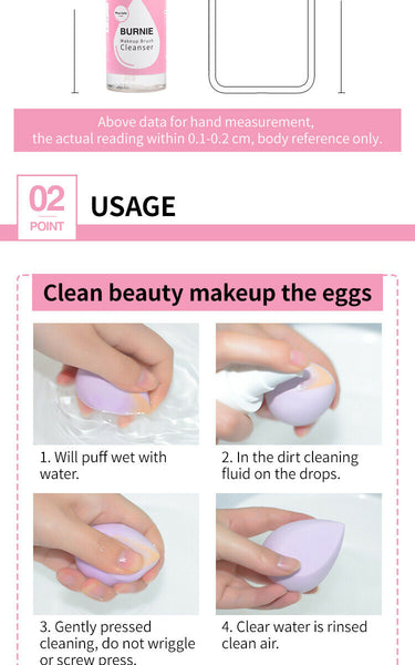 100ml Makeup Brush Cleaner Spray Cosmetic Deep Cleaning Quick-Dry No-Wash Liquid