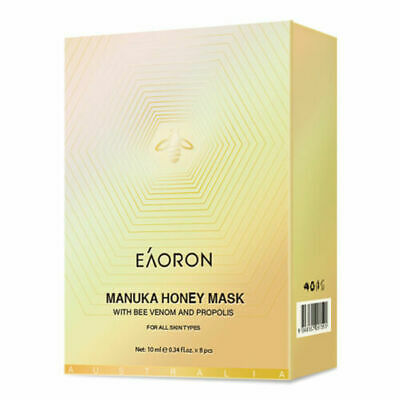 Eaoron Deep Hydrating Whitening Face Repair Manuka Honey Propolis Mask 10ml*8