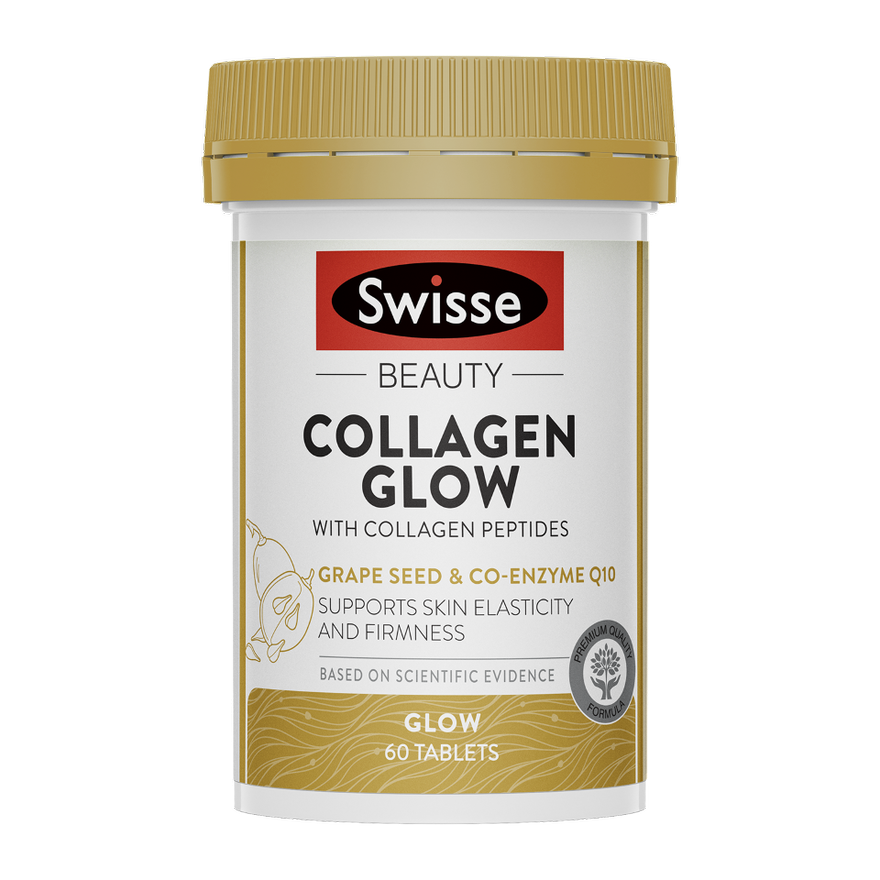 Swisse Beauty Collagen Glow With Collagen Peptides 60 Tablets