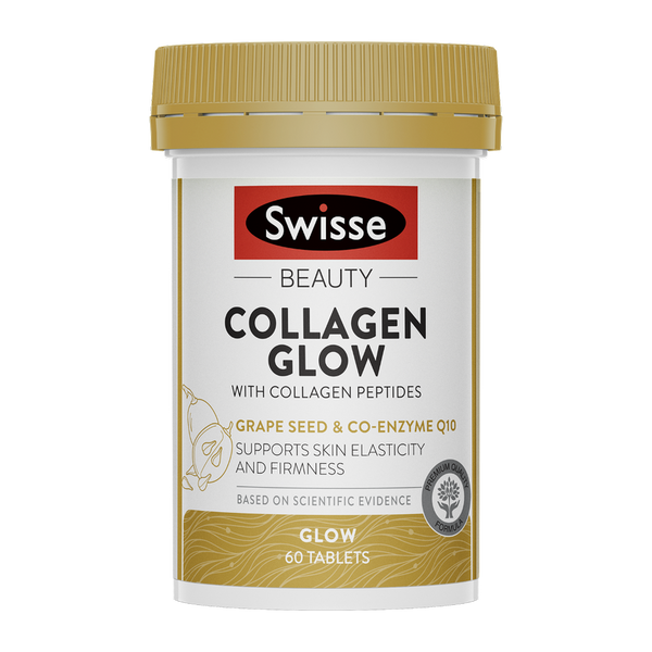 Swisse Beauty Collagen Glow With Collagen Peptides 60 Tablets