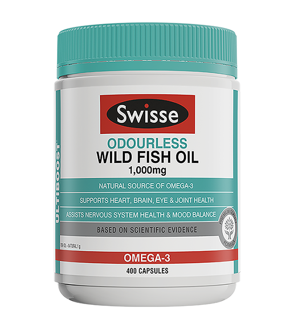 Swisse Ultiboost Odrls Wild Fish Oil 1000Mg 400 Capsules