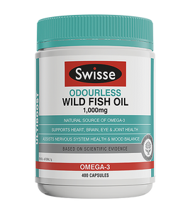 Swisse Ultiboost Odrls Wild Fish Oil 1000Mg 400 Capsules