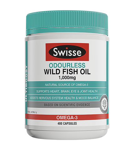 Swisse Ultiboost Odrls Wild Fish Oil 1000Mg 400 Capsules