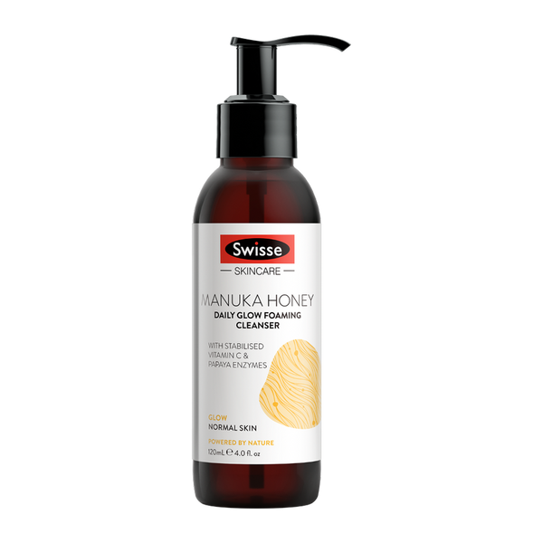 Swisse Manuka Honey Daily Glow Foaming Cleanser 120Ml, 159 g