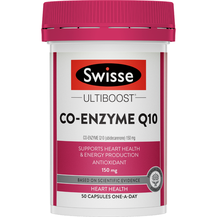 Swisse Ultiboost Co Enzyme Q10 150Mg 50 Capsules