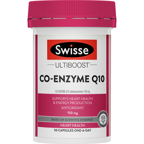 Swisse Ultiboost Co Enzyme Q10 150Mg 50 Capsules